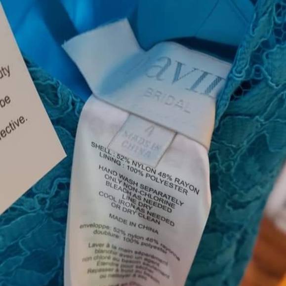 COPY - New David's Bridal Malibu Blue dresses siz… - Picture 3 of 4